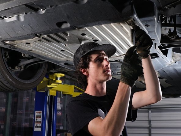 There are a number of screws and bolts holding the panel in place.