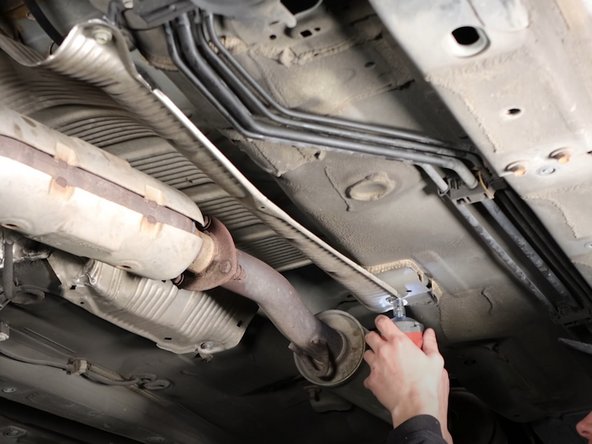 Reinstall the lower heatshield.