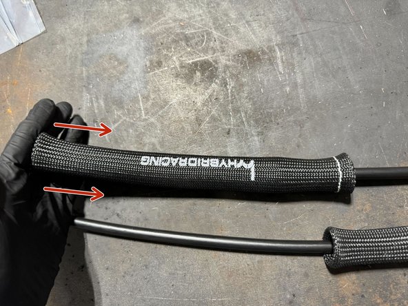 Push all the way to transmission side of Cables.