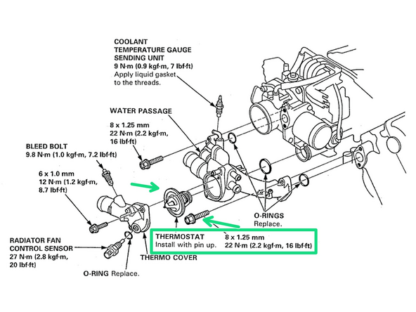 Install with the pin up. Do not install upside down.