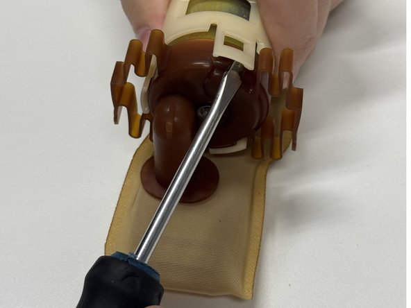 Unclip and remove the pump holder. This will separate the pump and filter from the outer cage.