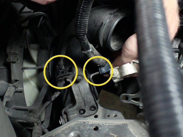 Unclip the wiring harness and move it out of the way.