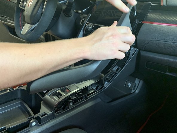 These panels are held in with clips and do not require tools.