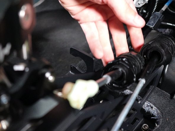 Repeat step 11 for the LH side cable.