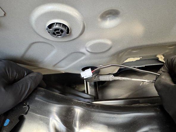 No need to secure now, that will happen later, inside of the trunk.