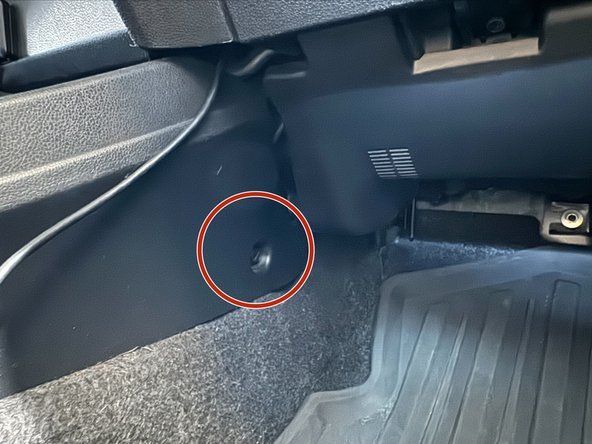 Remove the x2 Panel-Clips in drivers and passengers foot-wells