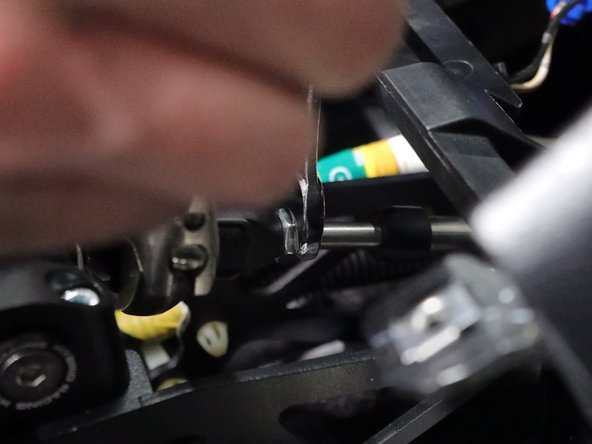 Once it is lined correctly, use two wrenches to tighten the lock nut.