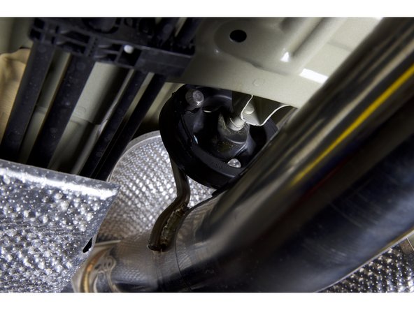 Begin by installing the mid-section of the HR exhaust. You can take this section and hang it from the center hanger.