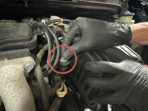 Tighten the x2 10mm bolts. This step completes the intake install.