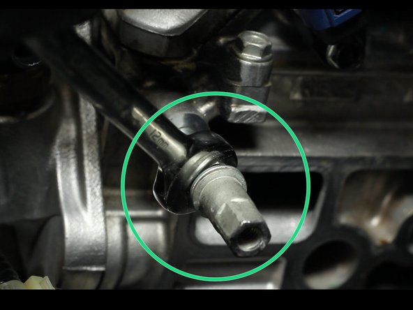 Take another nut and thread it on, tighten them together.