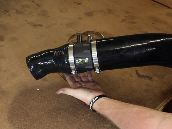 Don't fully tighten the clamps and you may need to wiggle and adjust them.