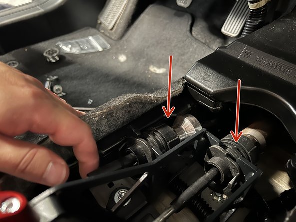 Make sure your shifter cables are locked into place.