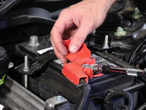 Remove the battery terminals, start with the ground first.