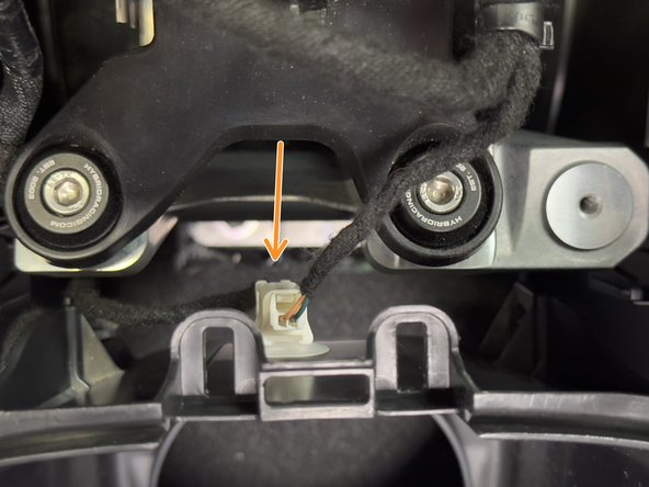 One is an LED light, the other is the Key Fob Sensor.