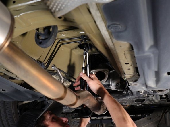 Once they are in, bend the cables and stick the other side back through the floor hole.