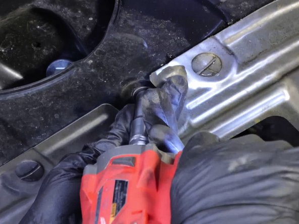 Under the car, remove the plastic under tray to gain access to the heat shielding and exhaust.