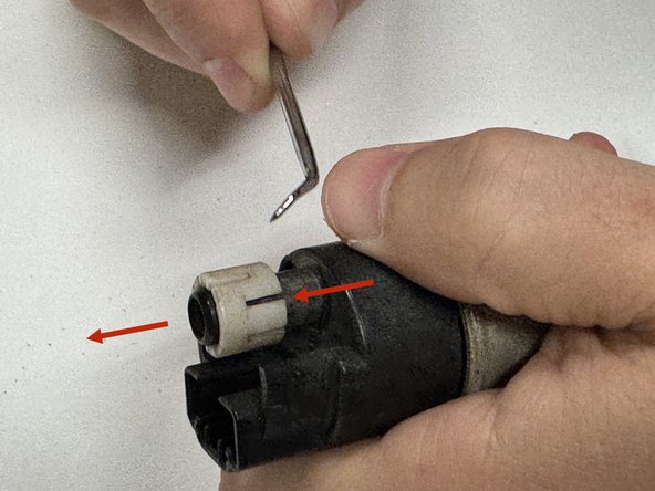 Remove the factory pump spacer.