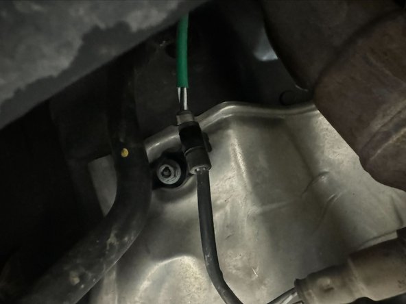 Place heat shield over the x3 studs.