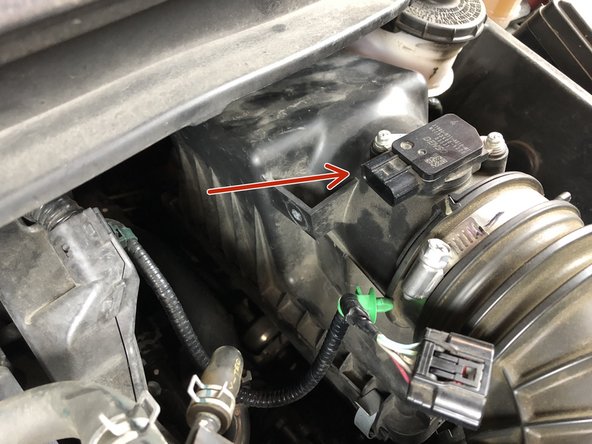 Disconnect the MAF sensor located on the end of the air box.