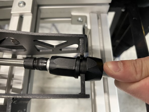 Connect the shifter cable to the TSX shifter by sliding it through he cable hole.