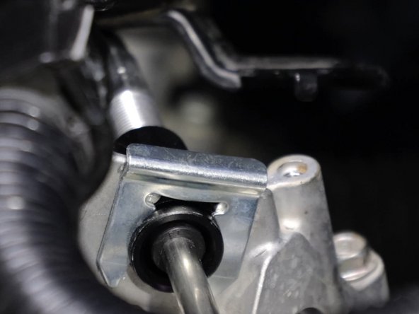 Slide the shifter cable end links back on and install using the supplied cotter pins.