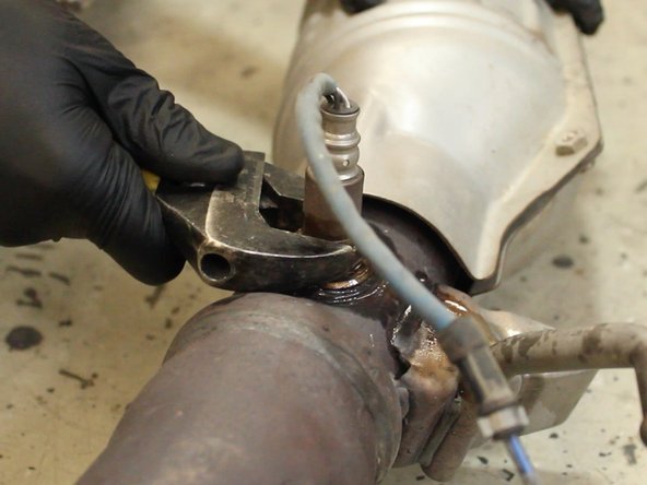 Prepare the o2 sensor for removal with penetrating oil.
