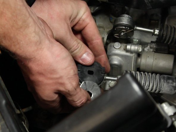 Remove the top metal shim.