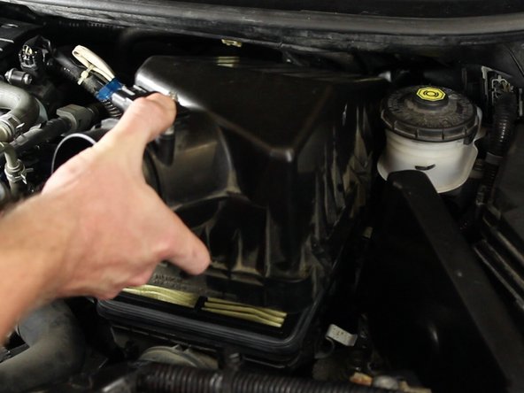 Remove the air box lid.