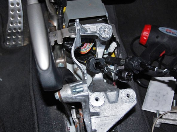 Remove the OEM shifter from the car.