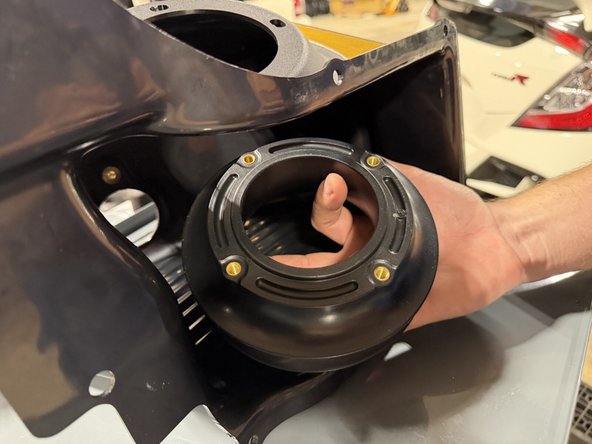 The 76mm version has a raised lip that sits in the hole; the 89mm does not. Refer to the images in step 1 to confirm which one you have.