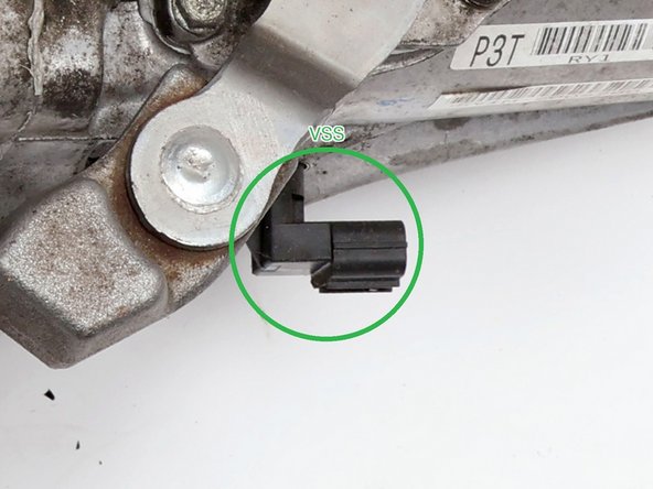 Plug in the back-up light switch (labeled REV, blue ring).