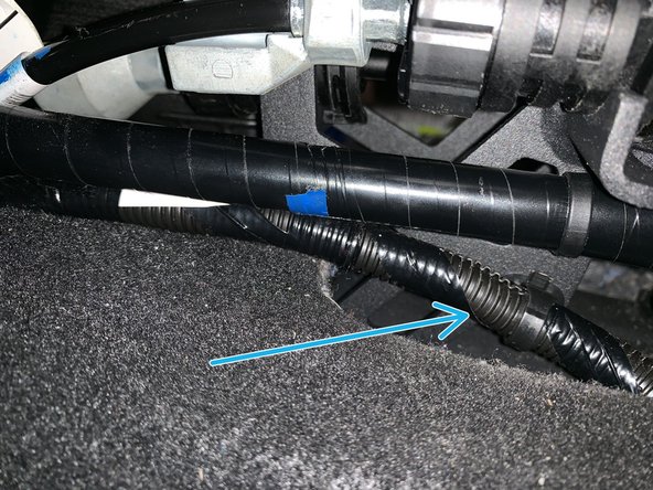 Reinstall the factory wiring harness onto the base of the Hybrid Racing shifter.