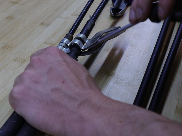 Make sure the cables are lined up and orentiented the same way.