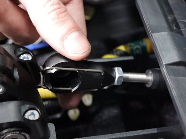 Make sure you spin the cable end link so it aligns correctly with the shifter ball.