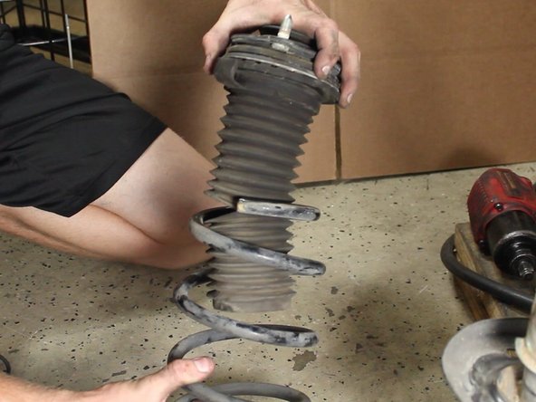 Make a note of how the struts are aligned. You will need to re-install them in the same way.