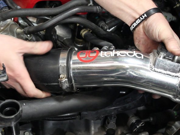 Once all of the tubes have been removed, remove the intake completely.