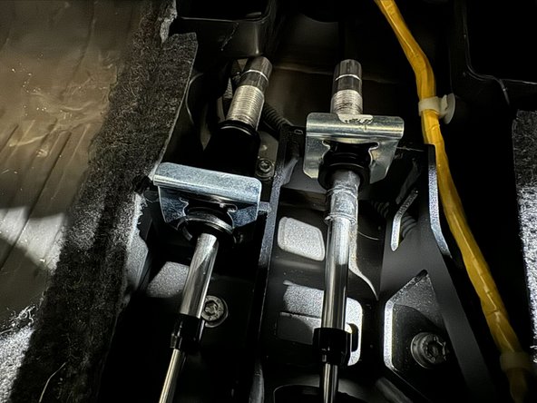 Do not push cable clips all the way into place, yet. Before fully installing, need to first check that car can get into all gears.