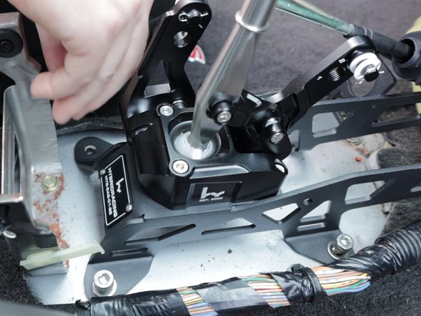 Use the supplied hardware and a 5MM Allen wrench and bolt it directly to the frame.