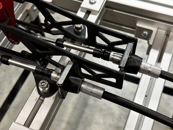 Be sure both cables are secure before moving on. The process may be different when installing them into a car.