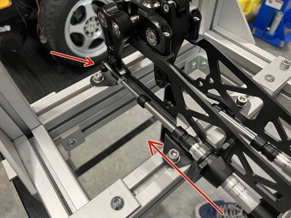 Install the shifter cables through the bracket and use the supplied retaining pins to keep them secured to the gear selector.