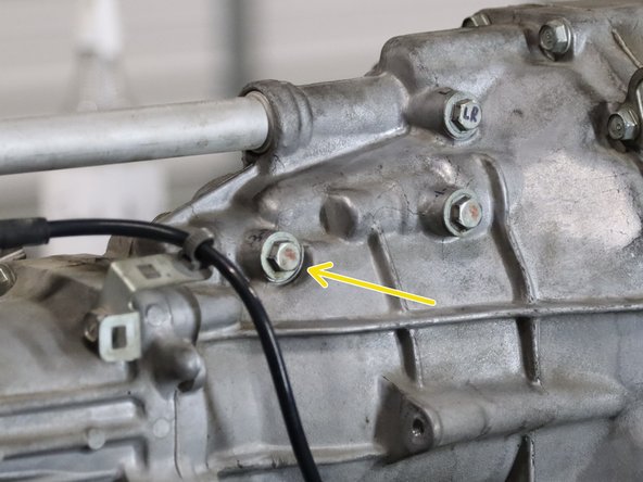 There is only one detent spring for the 3/4 gear gate. This is marked in yellow.