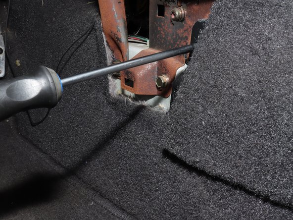 Remove the Phillips screw.