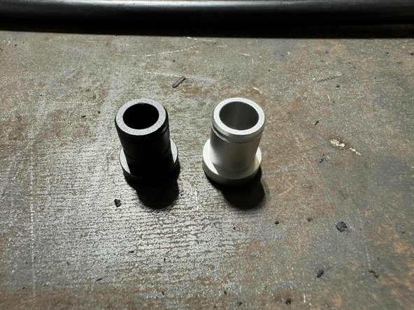 Cables are supplied with x2 inserts. The inserts are different inner diameters. Use the Black insert on 09-14 Fits.