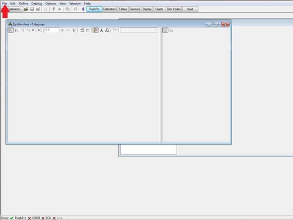 Select a calibration based on your engine modifications