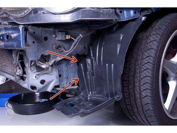 The HR intake system requires the removal of the factory windshield washer reservoir. Remove all of those components now.