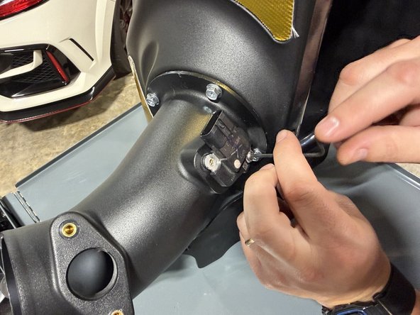 Secure it with the supplied hardware and Allen key.