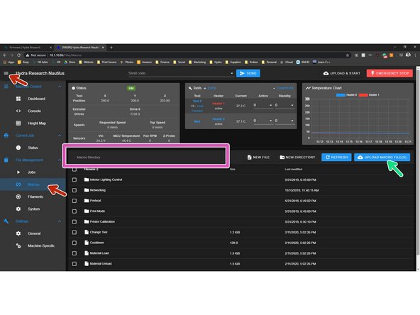 DO NOT UPLOAD Configuration in this step. It will not break anything, but they need to be uploaded in a different location.