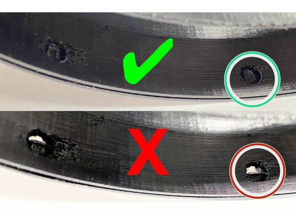 Finally push the foil up into the head piece until all the clips engage.