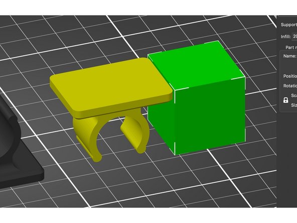 Right click on the model you wish to add a support blocker to, and select Add support blocker.  Follow the same instructions for a support enforcer, but select Add support enforcer.