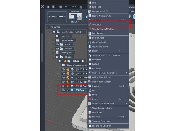når en jobb er ferdig opprettet er det viktig å simulere, dette gjør vi for å identifisere potensielle problemer eller konflikter i jobben. dette gjøres for alle typer jobber.